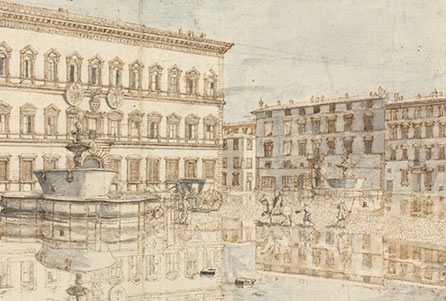 stampa fontane piazza farnese